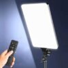 ZODUCT 19 inch LED Camera Light for Video Shooting, Photography, Live Streaming with 3 Colors Dimmable Fill Light Remote Contral 3200k-6500k, CRI 95+ (19" Big Camera Light Only)