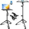 ZODUCT Multi-Purpose Projector Tripod on Wheel Adjustable Height for Laptop and Mobile Stand 360 Degree and Portable Trolley Stand for Home, Office, Stage or Studio (Projector Stand on Wheel)