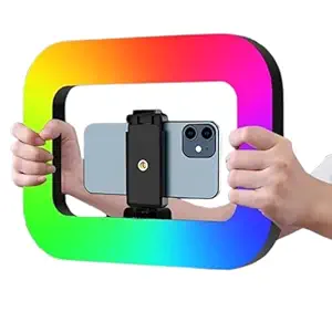 ZODUCT RGB Light with Smartphone Rig – 8500K, 8000mAh for Vlogging