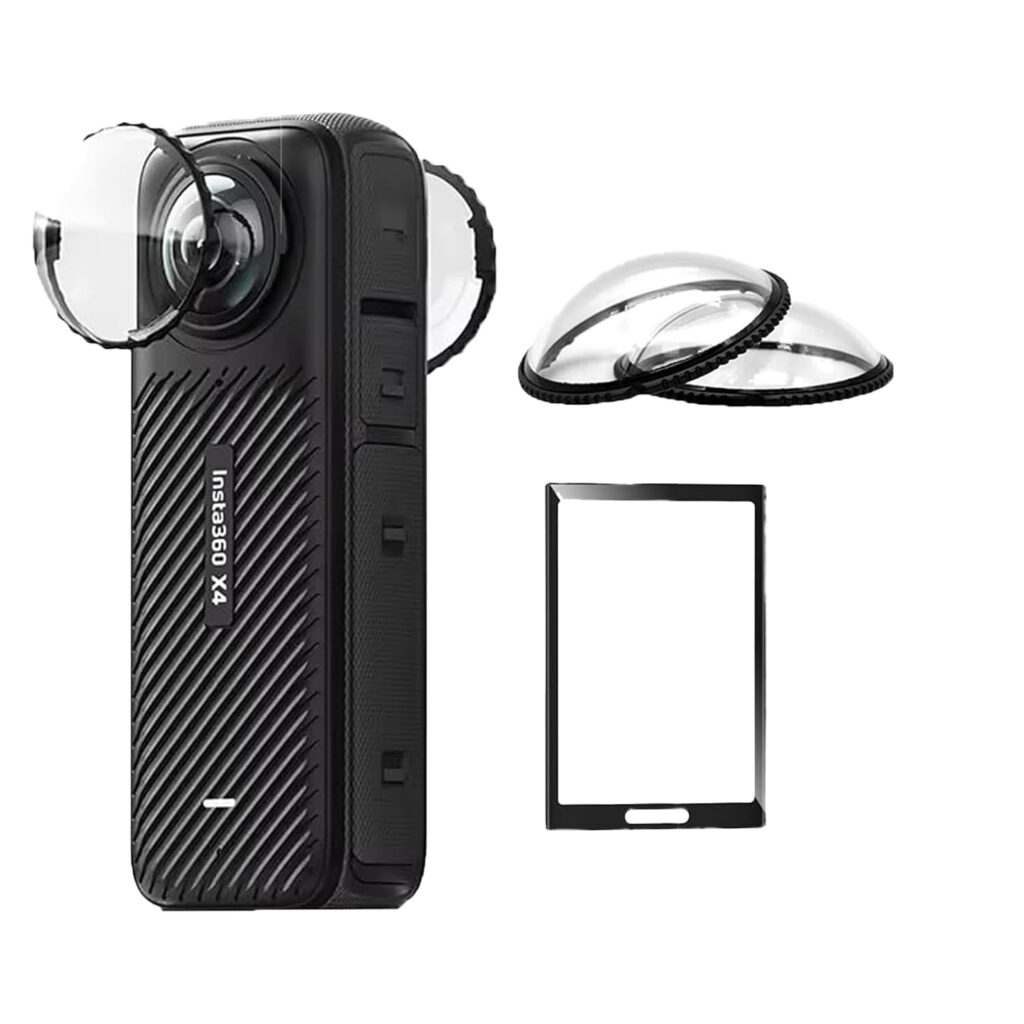 Insta360 X4 Dual Lens Guard with Screen Protector Tempered for Insta360 X4 Action Camera