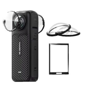 Insta360 X4 Dual Lens Guard with Screen Protector Tempered for Insta360 X4 Action Camera