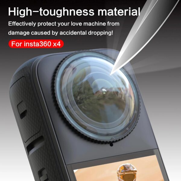 Insta 360 One X4 2Pcs Dual Lens Protector Guard Tempered for Insta360 Action Camera - Image 4