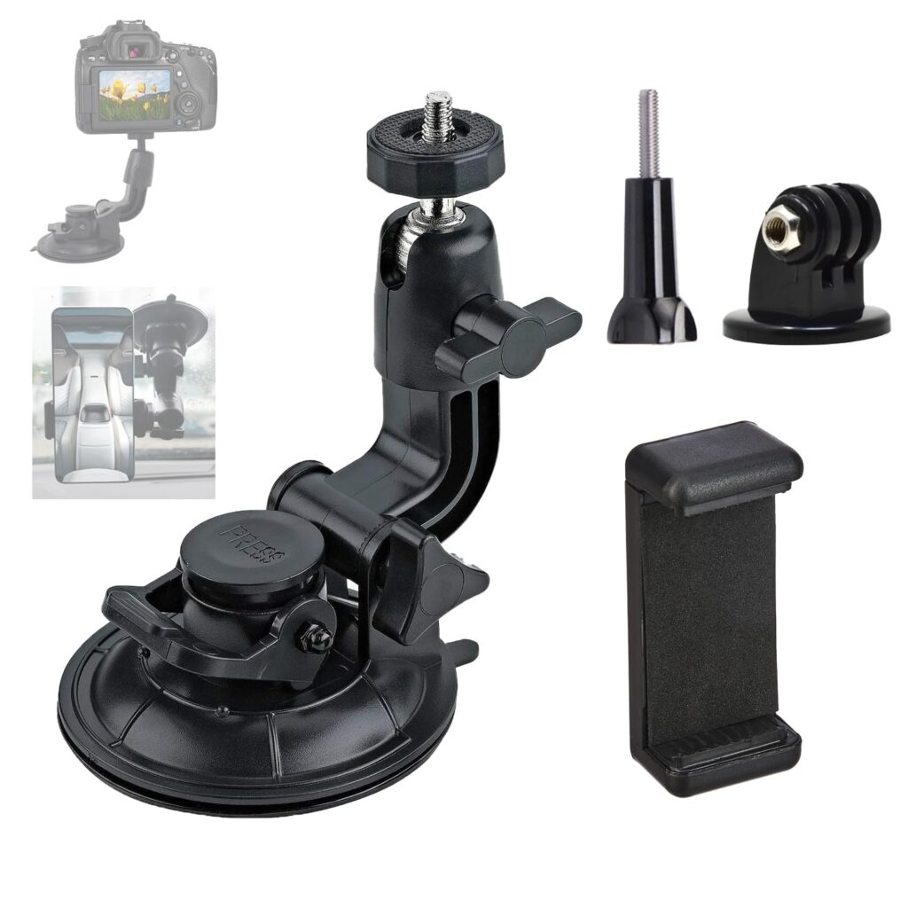 Universal Heavy Dury Camera Suction Cup Mount Holder Multi Flat Surface