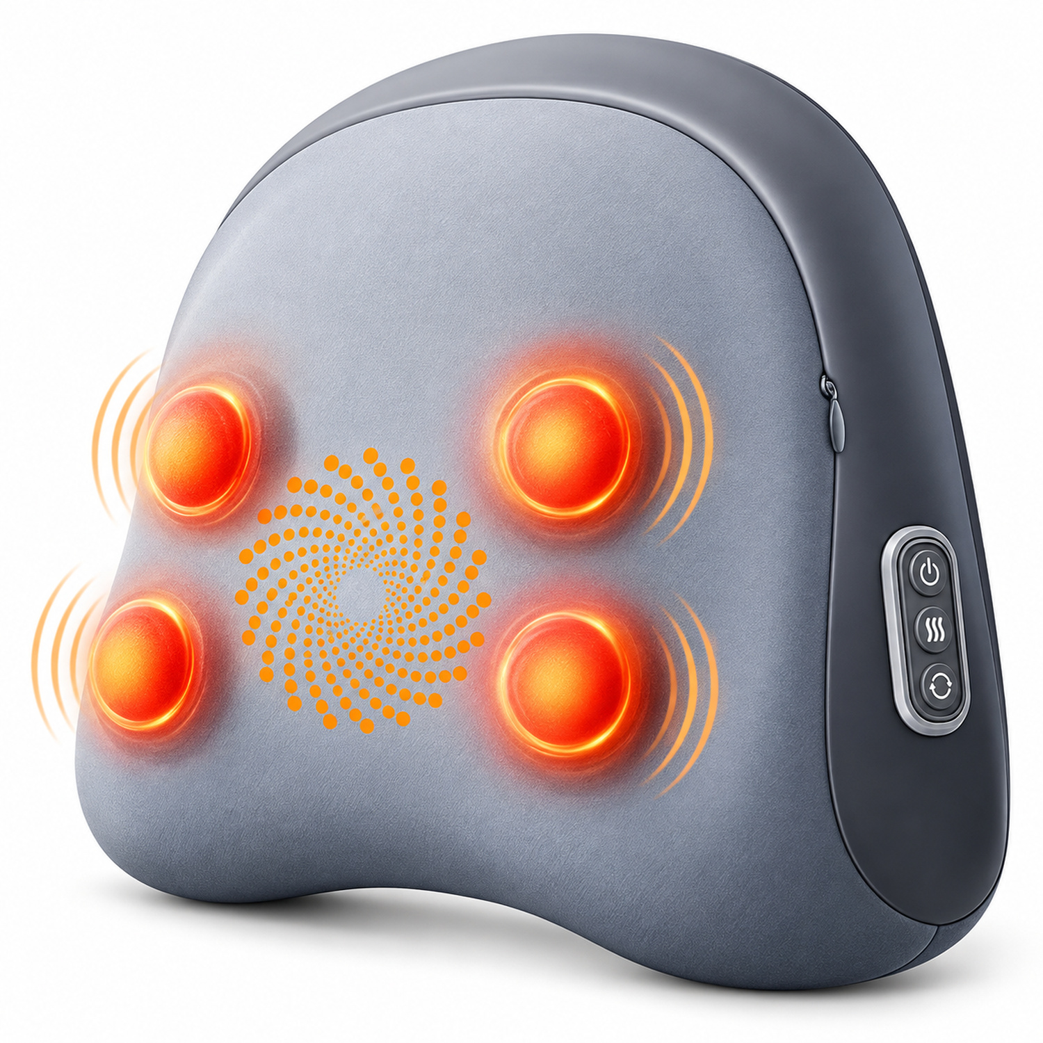 Back & Neck Massager with Heat – 3D Deep Kneading Massage Pillow for Full Body Relaxation
